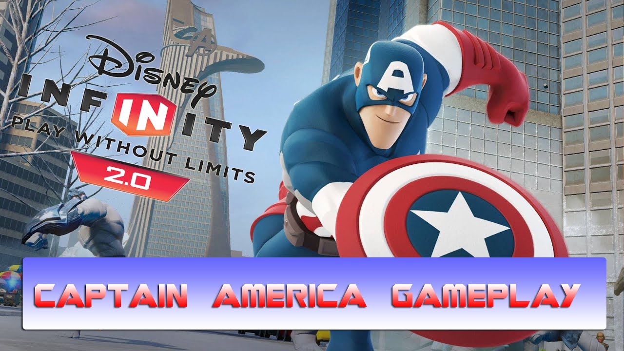 Disney Infinity 2.0 - Captain America MAXED All Powers Gameplay PS4 ...