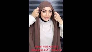 BONELİ HAZIR ŞAL 65 TL #hijab#şalbağlama #salbaglamavideosu #tesettür#pratikşal #hazırşal#hijabstyle