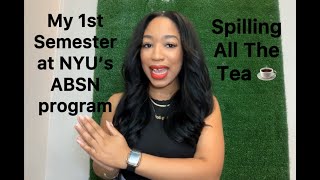 MY 1ST SEMESTER AT NYU'S ACCELERATED NURSING PROGRAM!! SPILLING ALL THE TEA ☕️