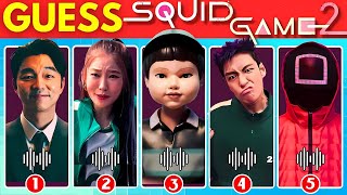 Guess Squid Game 2 Characters by Their Voice & Emojis ~ Squid Game Season 2 Quiz |Thanos, Player 456