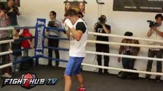 Gennady Golovkin vs. Daniel Geale - Full media workout video