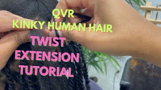 QVR KINKY BULK HUMAN HAIR TWISTS + REVIEW