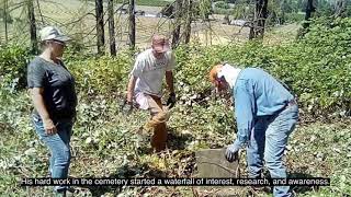 2021 Sally Donovan Historic Cemetery Preservation Award -- Johnny Edwards