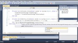 Visual Basic Tutorial 132 OpenFolderDialog YouTube