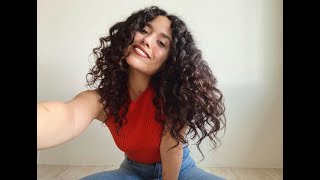 OLAPLEX N°.0 Intensive Bond Building Application on curly thick hair!