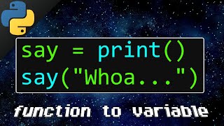 Python assign functions to variables 📛