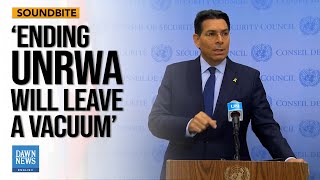 Journalist Grills Danon on UNRWA’s Role  | Dawn News English