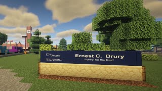 E.C. DRURY SCHOOL FOR THE DEAF | MINECRAFT RECREATE