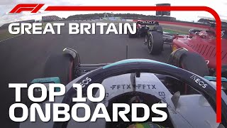 Dramatic Racing, Great Overtakes And The Top 10 Onboards | British Grand Prix | Emirates