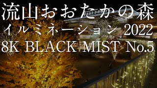 流山おおたかの森 イルミネーション 2022 8K  BLACK MIST 11月