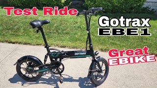 Gotrax EBE1 EBIKE Test Ride! Best first Electric Bike!?