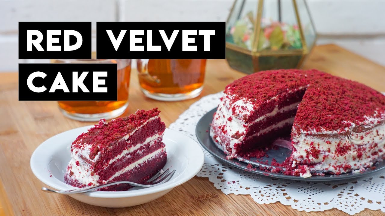 RESEP RED VELVET CAKE ALA CAFE YANG ENAK DAN MUDAH | Red Velvet Cake ...