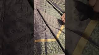 Pure Mushroom Silk Saree | Soft Silk Saree - The House Of Roy