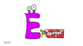 Ё tries some skittles