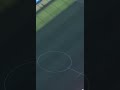 Aerial footage of the women sign on Camp Nou’s pitch