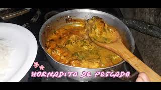 RICO Hornado de Pescado con Maní casero:  PASO A PASO