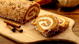 Gâteau roulé à la citrouille