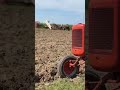 1938 Allis Chalmers Model B plowing with one bottom plow at Rock River Thresheree 2023