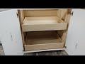 How to make rollouts for base cabinets and pantries