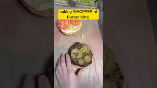 How fast to make Whopper at Burger King  | #shorts