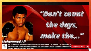 Muhammad Ali's Most Inspirational Quotes That Will Change You Forever #quotes #motivationalquotes