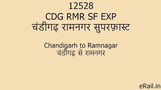 Punjab Ambala Cantt Chandigarh 2 Ramgarh 12528