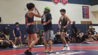 Vince Partington vs Yorba linda 126lb Summer League Duals