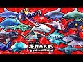 ALL MAX LEVEL 10 SHARKS (HUNGRY SHARK EVOLUTION)