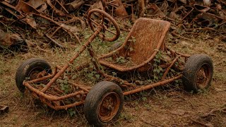 Restoration Abandoned Old Rusty Go Kart Complete in Just 30 Days | Restoring 49cc 2-Stroke Race Car
