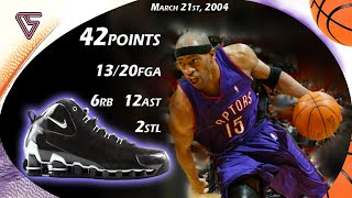 Vince Carter 42points VS New Orleans Hornets March 21st 2004