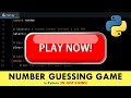 In 3 mins - Learn How to Code a Number Guessing Game in Python: Step by Step Tutorial