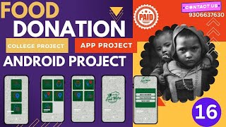 ➊➏ waste food management and donation app project