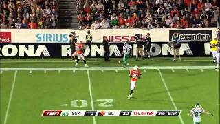 CFL Recap: Saskatchewan 11, B.C. 24 - August 5, 2011