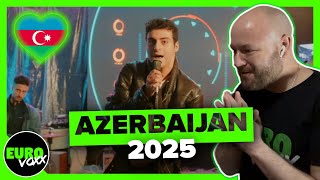 🇦🇿 AZERBAIJAN EUROVISION 2025 REACTION! // Mamagama - Run With U