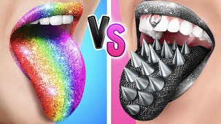 BITWA CZARNY VS TĘCZA! 🖤🌈 NAJLEPSZE ŚMIESZNE WYZWANIE || YayTime! STAR