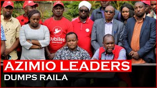 Just In! 10 Azimio Bigwigs Dump Raila For Ruto's Kenya Kwanza| News54