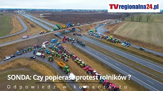 🔴SONDA: Czy popierasz protest rolników❓#protestrolników #s7 #nowydwórgdański #kmiecin