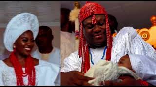 HIM, Ooni of Ife, Oba Adeyeye Ogunwusi Welcomes Olori Ashley, Newborn Into Palace