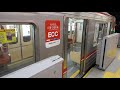 osaka metro shin osaka station 2🚃trains arrive and depart more and more ●evening rush midosuji line