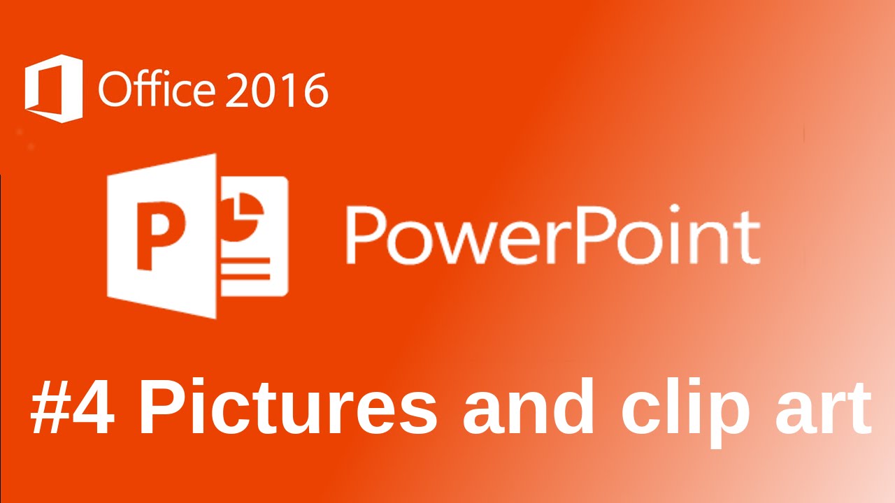 Microsoft PowerPoint 2016 Pictures Tutorial (Including Clip Art) - YouTube