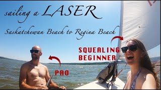 Sailing a LASER from Saskatchewan Beach to Regina Beach