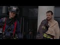 showering during building fire chicago fire