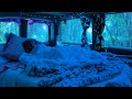 Rain Sounds for Sleeping ⚡ Sound Rain & Thunder on Cozy Car for Sleep Quickly, Improve Sleep Quality