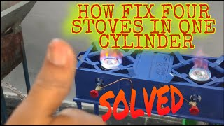 ||How to #Repair Hotel Stove|| and #How to #Fix Pipe connection For ||Two Stoves In One #Cylinder||