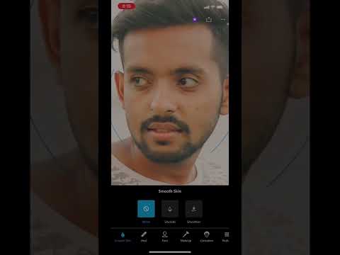 Photoshop Express Smooth Skin Retouch Photo Editing | Photo editing | #shorts
