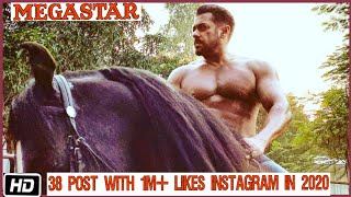 Salman Khan's Latest Post On Instagram Crosses 1M Likes In 2hrs|38 Post With 1M+ Likes On Instagram