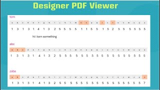 HackerRank # Designer PDF Viewer (Python)