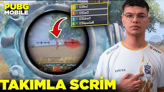 TAKIMLA HEYECAN DOLU SCRIM 18 KILL WIN!! | S2G TEAMSPEAK | PUBG MOBILE