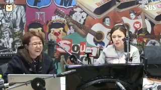 [SBS]송은이김숙의언니네라디오,송은이-김숙, 서로에게 얼굴 지적 후 폭소