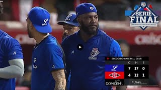 🚨RESUMEN🚨LEONES DEL ESCOGIDO VS TIGRES DE LICEY  ll SERIE FINAL 2025 ll  10 AL 13 INNINGS